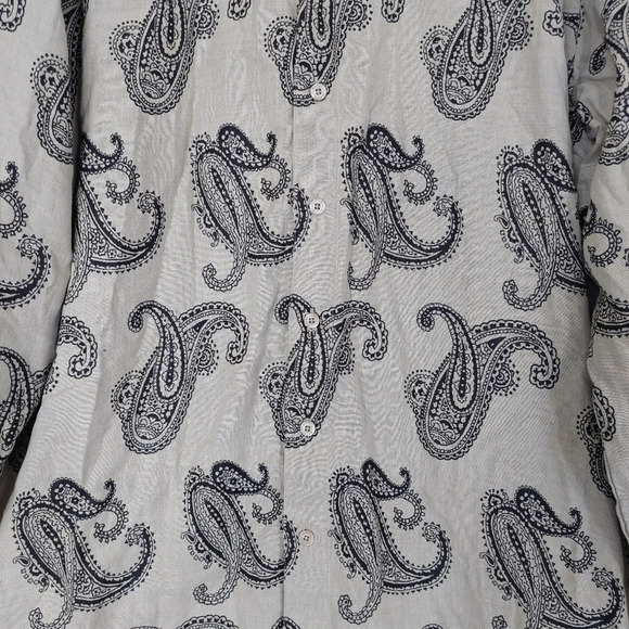 Road Paisley Button Down Shirt Size L - Picture 2 of 11